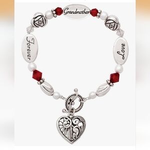 Grandmother Love Forever Silver Tone Bracelet